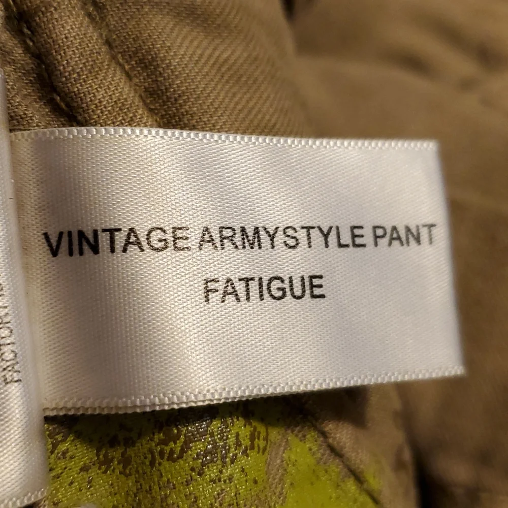 BCBG Max Azria Vintage Army Style Fatigue Wash Women's Pants - Size 26 - Picture 14 of 14